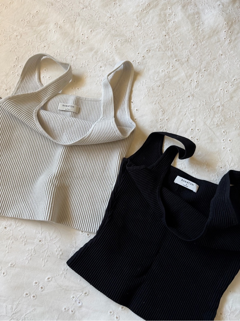 Aritzia Babaton sculpt knit tanks